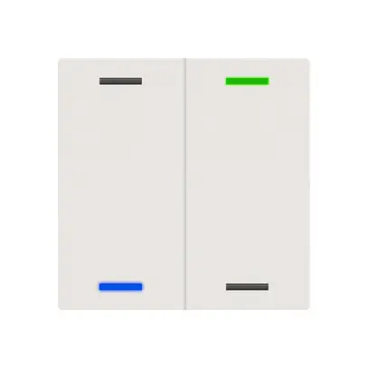 EB-Taster KNX RGBW MDT BE-TAL60T211.01 2T/4B Temp.weiss matt "neutral" 