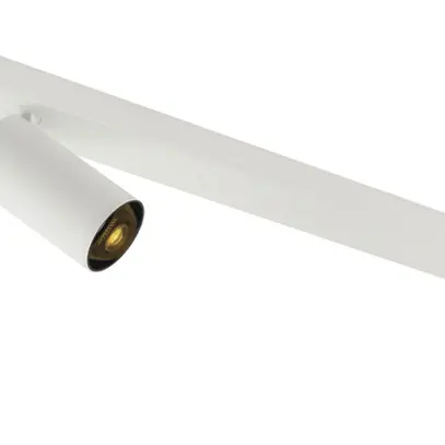 Plafoniera SLV KAMI GU10 3×0…10W 700×125mm bianco/nero 