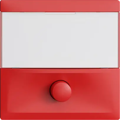 Tasto con porta-etichetta EDIZIOdue berry 