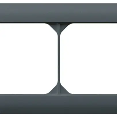 Telaio di copertura INC kallysto.line 1×4 antracite orizzontale 92×272mm 