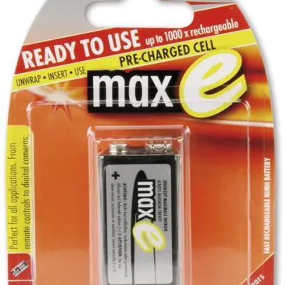 Accu NiMH 6LR61 8.4V 200mAh, 1 pièce 