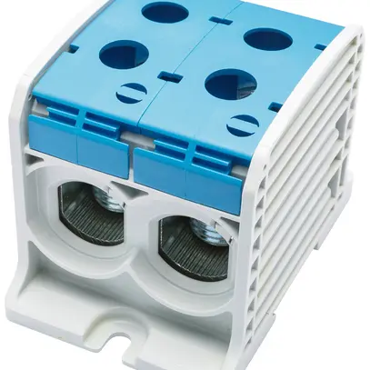 Blocco di distribuzione Bals RKA 185 1P 353A 2×ingresso 2×uscita 10…95mm² blu 