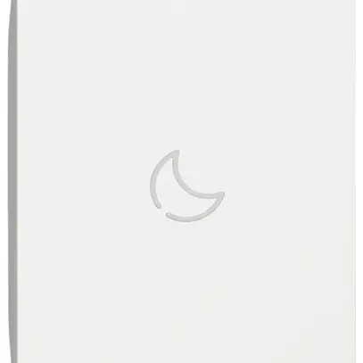 Cache de touche Living Now pour touches MyHOME 2 modules avec symbole nuit blanc 