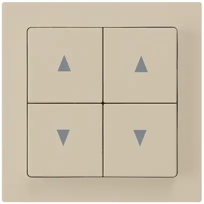 Pulsante per tappar.INC kallysto A beige con 4 tasti 