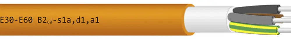 Cavo di sicurezza Dätwyler (N)HXH-J FE180/E30-E60 4×6mm² 3LPE B2ca ar 