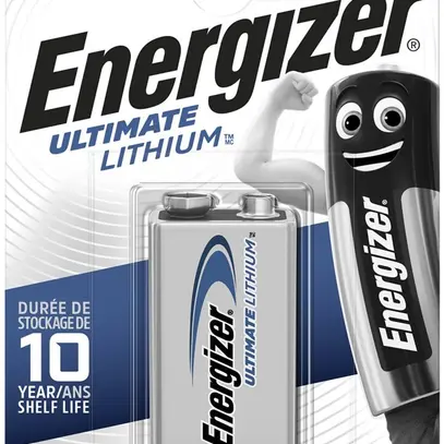 Pile Energizer Ultimate lithium 9V, L522, blister à 1 pièce 