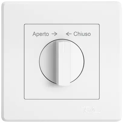 Kit di montaggio INC EDIZIO.liv SNAPFIX® pul.girevole manop.Aperto → ← Chiuso bi 