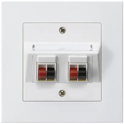Presa INC audio kallysto.pro 2×bianco morsetto per 2 altoparlante 