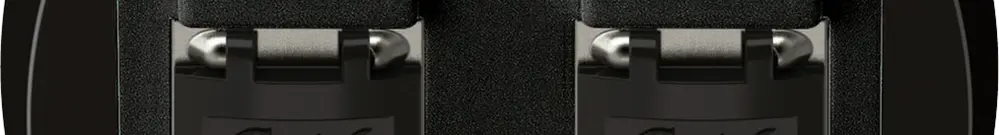 Scatola di raccordo origin 2×RJ45 8(8) cat.6 obliquo schermate 60×60mm nero 