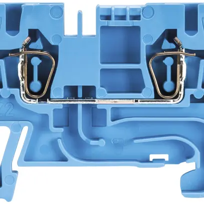 Morsetto passaggio componibile WKFN 0.13…4mm² 24A 800V 2×molla 1 pi.35mm blc 