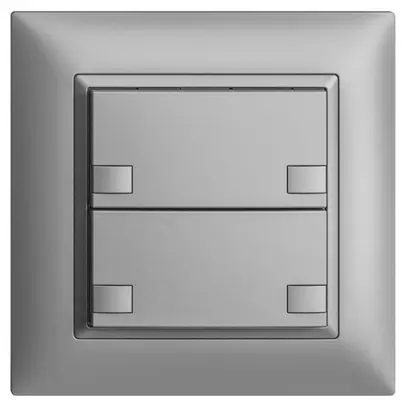 Pulsante KNX RGB INC EDUE FMI, 250mW, s.LED, 2×pulsante, com.2×tasti, si 