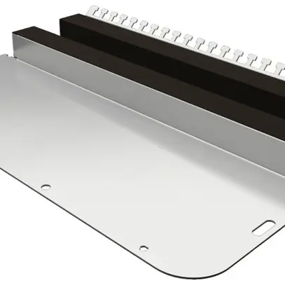 Passe-câbles Rittal SZ 2566.450 pour AX grd.6 401×221mm matière synthétique 