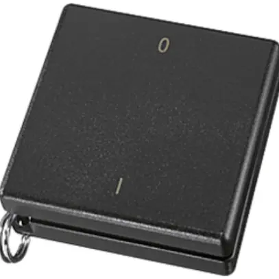 Télécommande mini RF Éltako noir 0/1, pour porte-clés FMH2S 