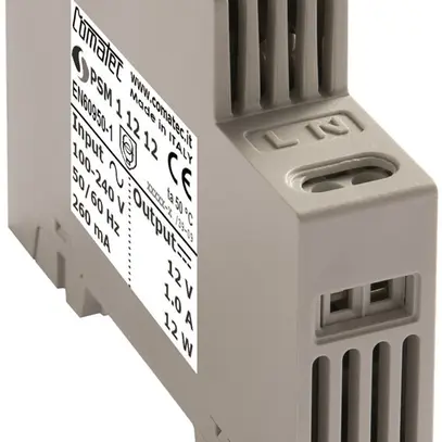 Alimentation AMD Comatec PSM1, IN: 100…240VAC, OUT: 12VDC/15W, stabilisé, 1UM 