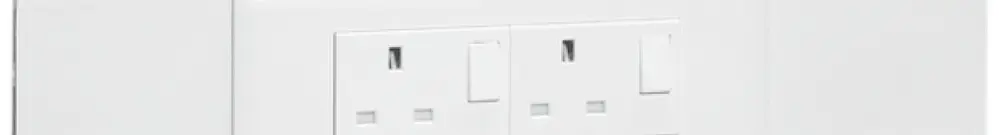 Support Mosaic 6 modules Evolutive blanc 