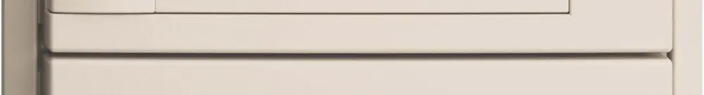 KNX-Taster RGB EDUE, 250mW, m.RGB-LED, m.Papiereinlage, 2×Taste 1×Tastenb. crema 