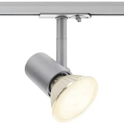 Projecteur SLV SPOT TRACK E27 75W adapt.1-ph. Ø48mm argent 