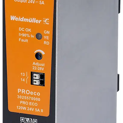 Alimentation à découpage Weidmüller Connect Power PRO ECO 120W 24V 5A 