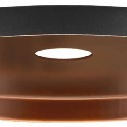 Abat-jour SLV LALU PLATE acier Ø220×15mm noir bronze à teinte unie 