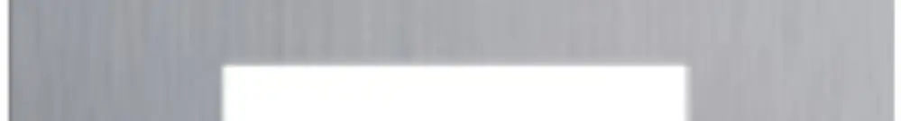 Cadre de recouvrement audio ABB-Welcome, pour 1/4 (4 modules), ac-fin brossé 