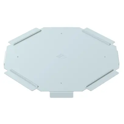 Couvercle BET RKD p.pièce en croix 100mm acier zingué en continu zinc-aluminium 