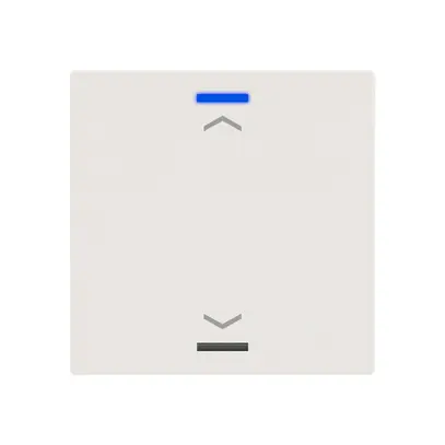EB-Taster KNX RGBW MDT BE-TAL60T111.A1 1T/2B Temp.weiss matt "Jalousie" 