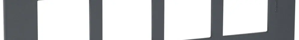 Cadre de recouvrement ATO 4×1 mod., gris graphite 