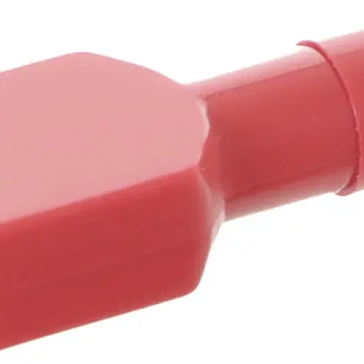 Steckhülse Ferratec vollisoliert PC 6.3×0.8mm 0.5…1mm² rot 100Stk 