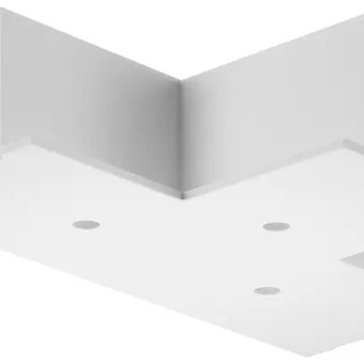 Obturateur INC Sylvania OneTrack Alimentation en T polycarbonate 148×100mm blanc 