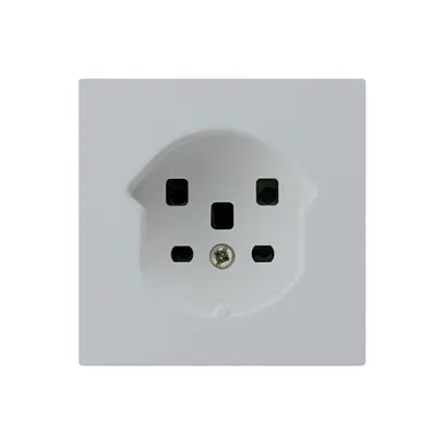 Prise HA kallysto type 25 avec bornes enfichables gris clair 