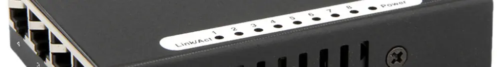 Switch ROLINE, 8-port 10/100/1000Mbit/s, auto-negotiation, full-duplex 
