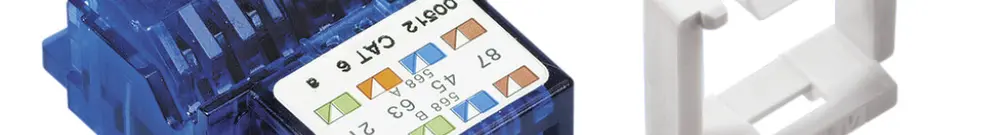 Module de raccordement cat.6.1×RJ45/u Snap in R&M 