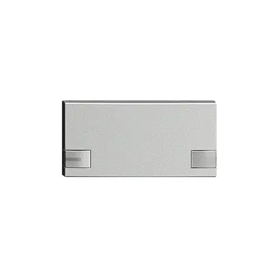 Tasto 1/2 KNX/elettronic.c.LED EDIZIOdue comando doppio silver 