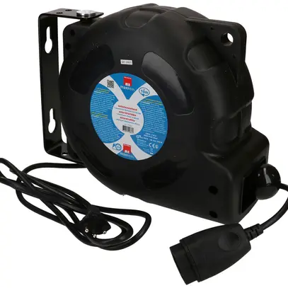 Enrouleur de câble automatique MH maxReeL 1×T12+T13 3×1mm² 10m noir 