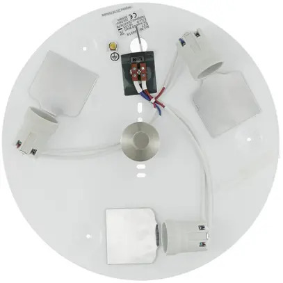 Deckenleuchte Eglo PASTERI PRO 3×E27, 3×60W, Ø330mm, Nickel, ohne Schirm 
