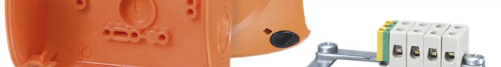 Scatola di derivazione AP 5 poli 1.5…2.5mm² arancione 