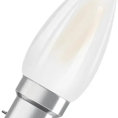 Lampada LED LEDVANCE SUPERIOR CLASSIC B22d 3.4W 470lm 2700K REG B10.5 opale 