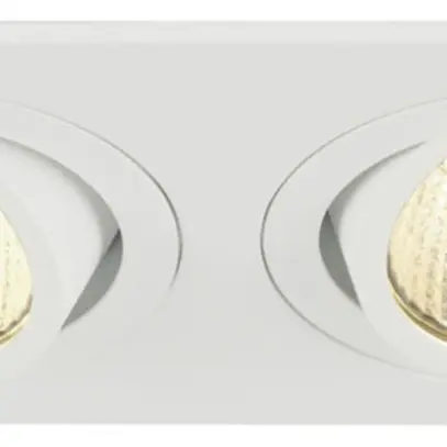 Downlight LED INC SLV NEW TRIA, 2×6W 1200lm 3000K 38° carré IP20 blanc mat 