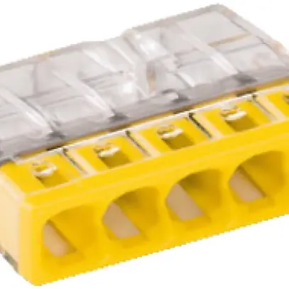 Morsetto WAGO 5L 0.5…2.5mm²24A morsetto di scatola COMPACT 450V 