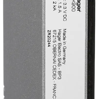 Parasurtension Hager SPD 0.91kA 25mm pour ethernet et réseaux VoIP 