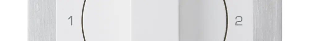 Interrupteur rotatif ENC kallysto 2/1L blanc avec manette 