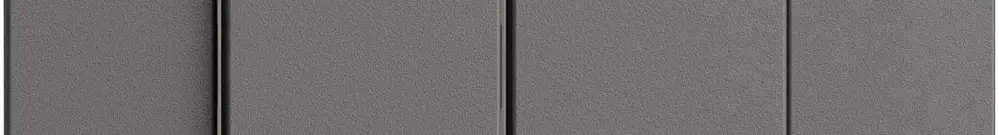 Interruttore 2K/2T Edue Wiser grigio scuro 