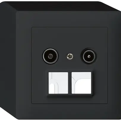 Prise d'antenne AP R/TV HMS kallysto 23dB noir 