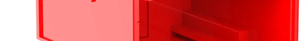 Scatola per cassaforma CRALLO-LEU 178×78×73mm 2×1 senza alogeni rosso 