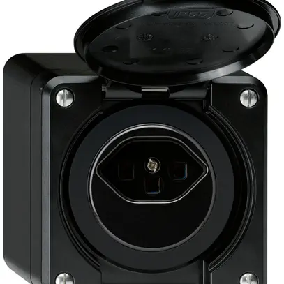 Prise AP robusto type 23 noir 