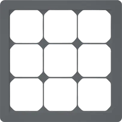 En-tête ENC kallysto.trend 3×3 anthracite 