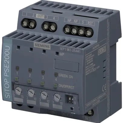 Modulo di selettività Siemens SITOP PSE200U, 24VDC/40A (4×10A), stato 