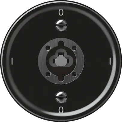 Interruttore a chiave origin interruttore 0/3L 16A 250V 0-I-0-I 60×60mm nero 