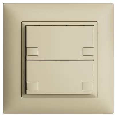 Pulsante KNX RGB INC EDUE FMI, 250mW, s.LED, 2×pulsante, com.2×tasti, van 