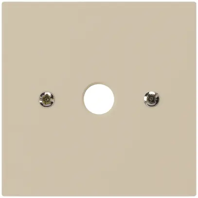 Plaque frontale kallysto 60×60mm beige pour boîte de raccordement 